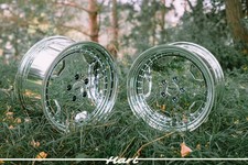 4X 18" 5X112 ROUES HART HR90 ROUES CHROME S'ADAPTE À : MERCEDES E S SL CL