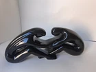 Royal Haeger Black Abstract Sculpture — Modern Art Deco Style — Handcrafted USA