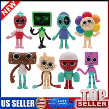 8Pcs Dandy's World Figures Toy Set Model Figurine Shrimp Sprout Goob Ornament GN