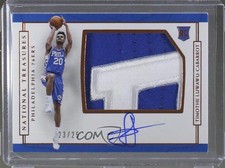 2016 National Treasures Bronze 23/25 Timothe Luwawu-Cabarrot #187 Patch Auto 3d3