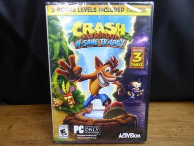 Crash Bandicoot N Sane Trilogy PC NEW SEALED 3 Games