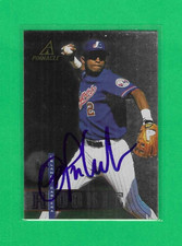 ORLANDO CABRERA 1998 PINNACLE MONTREAL EXPOS ROOKIE AUTOGRAPH CARD. rookie card picture