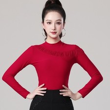 NEW Women Top for Latin salsa cha cha tango Ballroom Dance W857 3 Colors