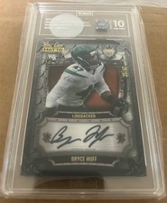 2023 Wild Card Matte BRYCE HUFF RC Auto WhatNot Exclusive /47 TAG 10