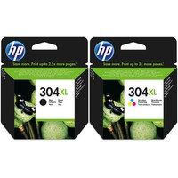 Hp 304XL / N9K07AE & N9K08AE Tinten Sparset Schwarz, Color (2 StüCk)