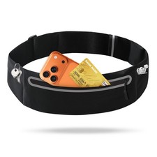 Slim Running Belt for Men Women - No-Bounce Phone Holder Waist Pack, Runners ...