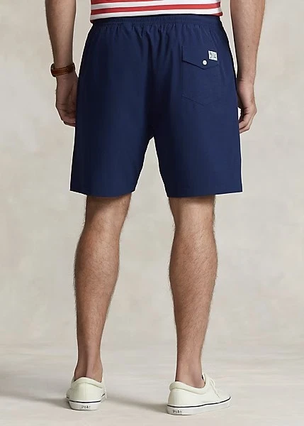 全新带标签 POLO Ralph Lauren 男式 SZ 4XL-Big Traveler 弹性腰泳裤 蓝色 — 第 2/4 张图片