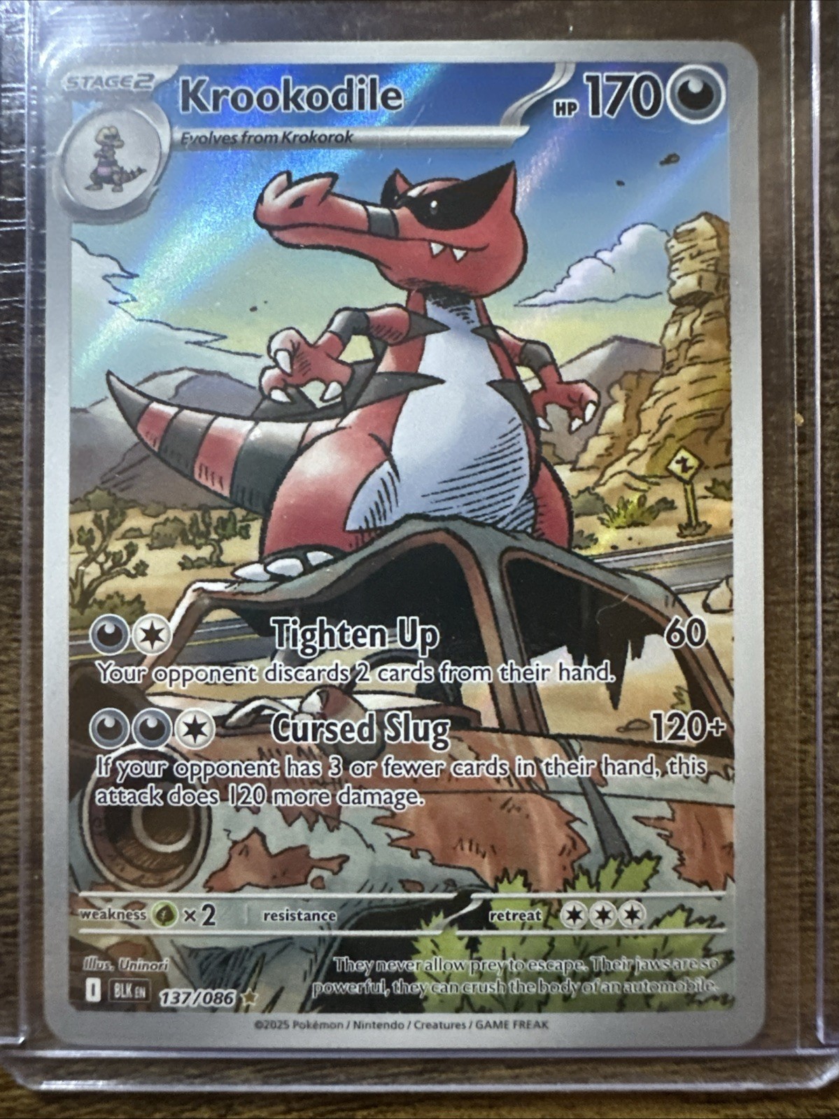 krookodile pokemon card price EX Jumbo Oversized #XY-25 Card (Rare/Holo-Foil/Promo) From Bo The item available is listed in the Title Krookodile - SV: Black Bolt