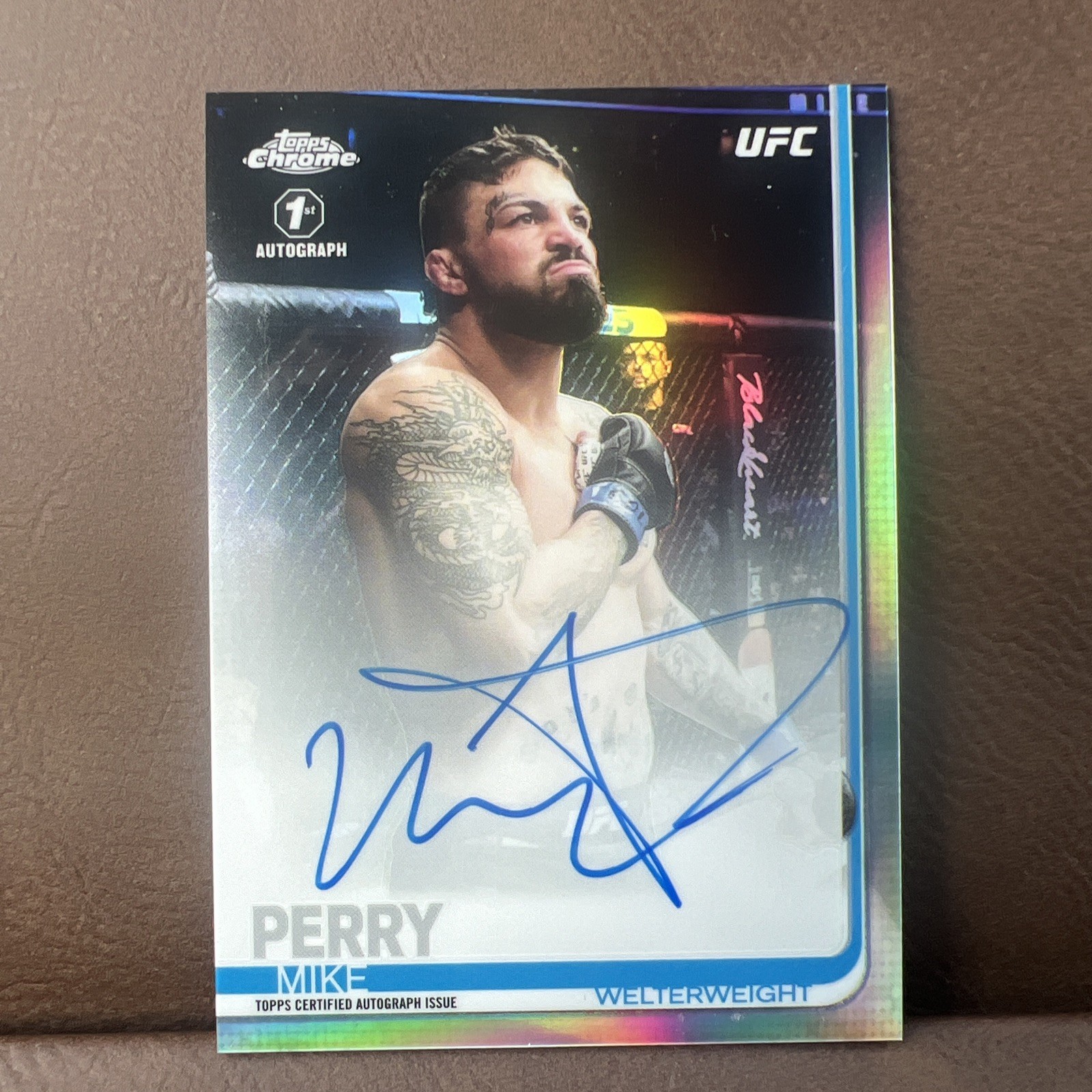 🔥🔥2019 Topps UFC Chrome Mike Perry 1st Autograph🔥🔥