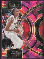 Tina Charles 2024 Panini Select WNBA #107 Premier Pink Ice