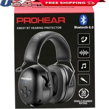 Bluetooth 6.0 Hearing Protection Earmuffs Noise Reduction Music Headphones New