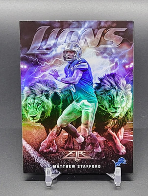 2015 Topps Fire MATTHEW STAFFORD Into The Wild Lions No. ITW-MST
