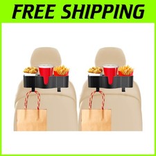 Car Headrest Backseat Organizer with Cup Holder