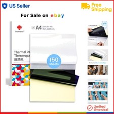 Tattoo Transfer Paper Blue 150 Sheets A4 Water-Resistant Compatible With Ther...