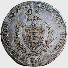 England Hereforshire Shilling Token 1811