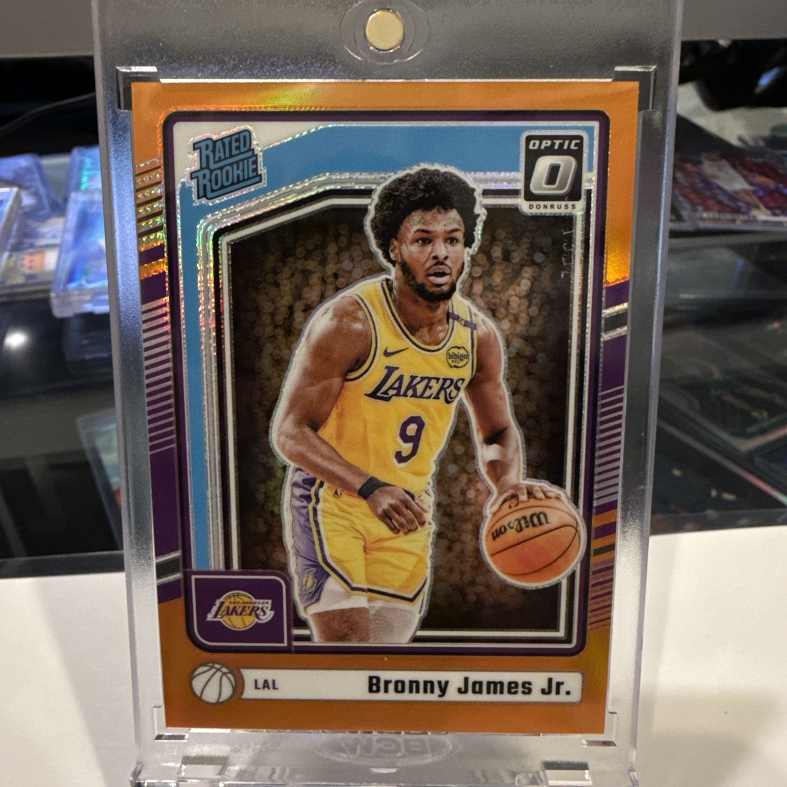 2024-25 Panini Donruss Optic Orange Bronny James Jr. Rated Rookie #282 116/175