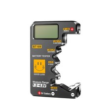 Instant Reading Battery Voltage Tester For 9V Block AA C D Button Cell Slim