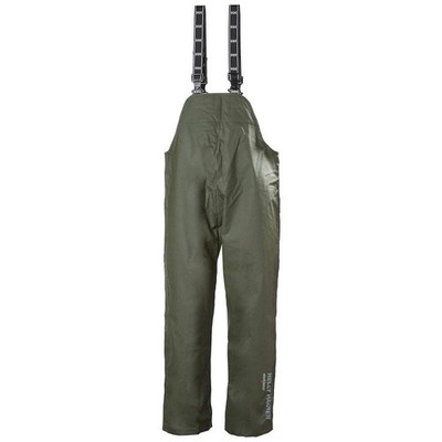 HELLY HANSEN 70529_480-3XL Rain Bib Overall,Unrated,Green,3XL 21XY31