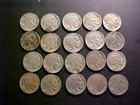 Lot of 20 Buffalo Nickels 5 Cent Pieces