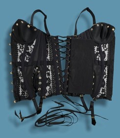 $ 650 AGENT PROVOCATEUR STEVIE LACE CORSET SIZE 3
