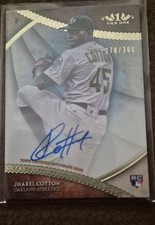 2017 Topps Tier One - Breakout Autographs Jharel Cotton #BOA-JCO /300 (AU, RC)
