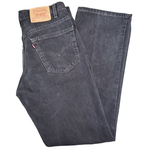 Levi’s 517 Boot Cut Vintage 1999 Red Tab Black Jeans Men’s 33x32 Made in USA 90s