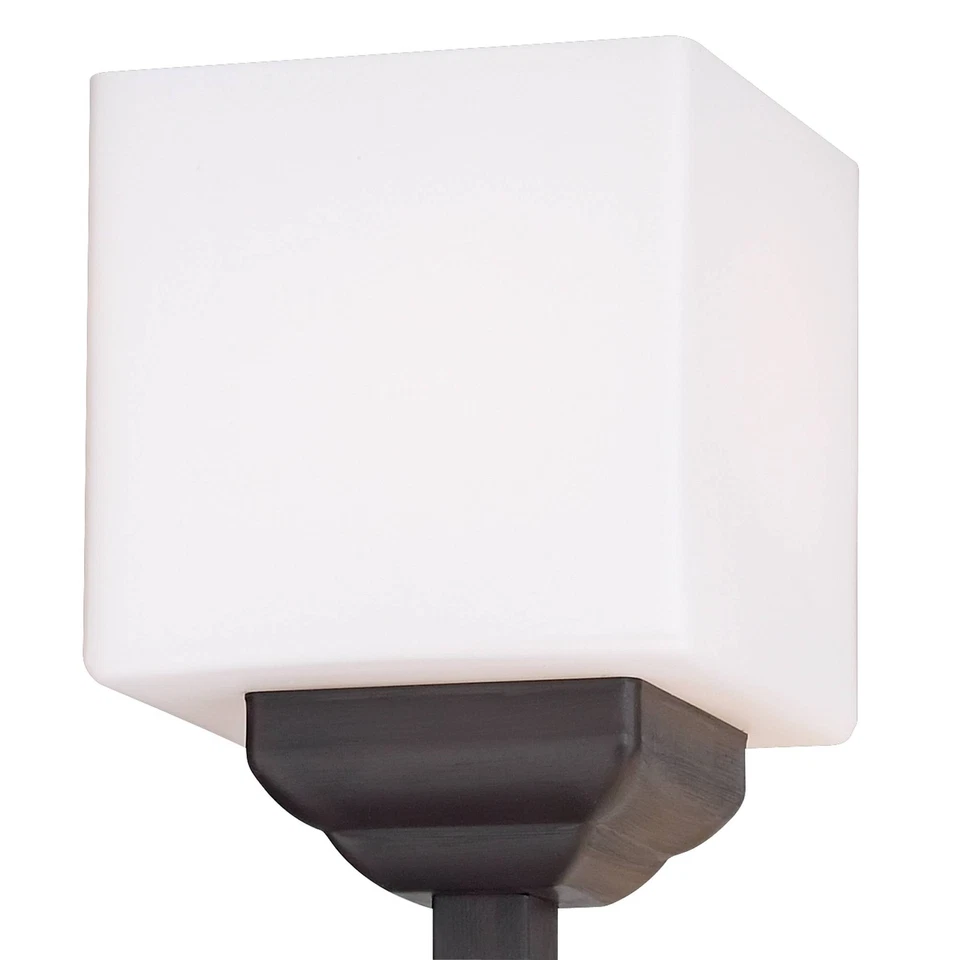 Lámpara de pie antorcha Franklin Iron 72 1/2" 4 luces con enchufe inteligente Foto 3 de 4