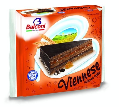 Balconi Viennese Schoko & Aprikose Torta Schokolade 400g Kuchen Vienna Cake