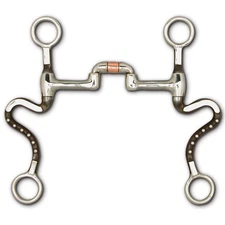 Toklat Show Shank with Sweet Iron Low Port Correctional w/ Copper Roller, 5''