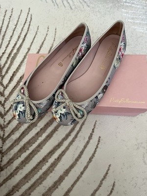 Pretty Ballet Flats Ballerina Shoes Size 37 Waist Excellent As New
