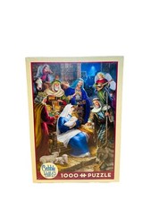 Cobble Hill Holy Night Christmas Nativity Scene Puzzle 1000 Piece Made In USA