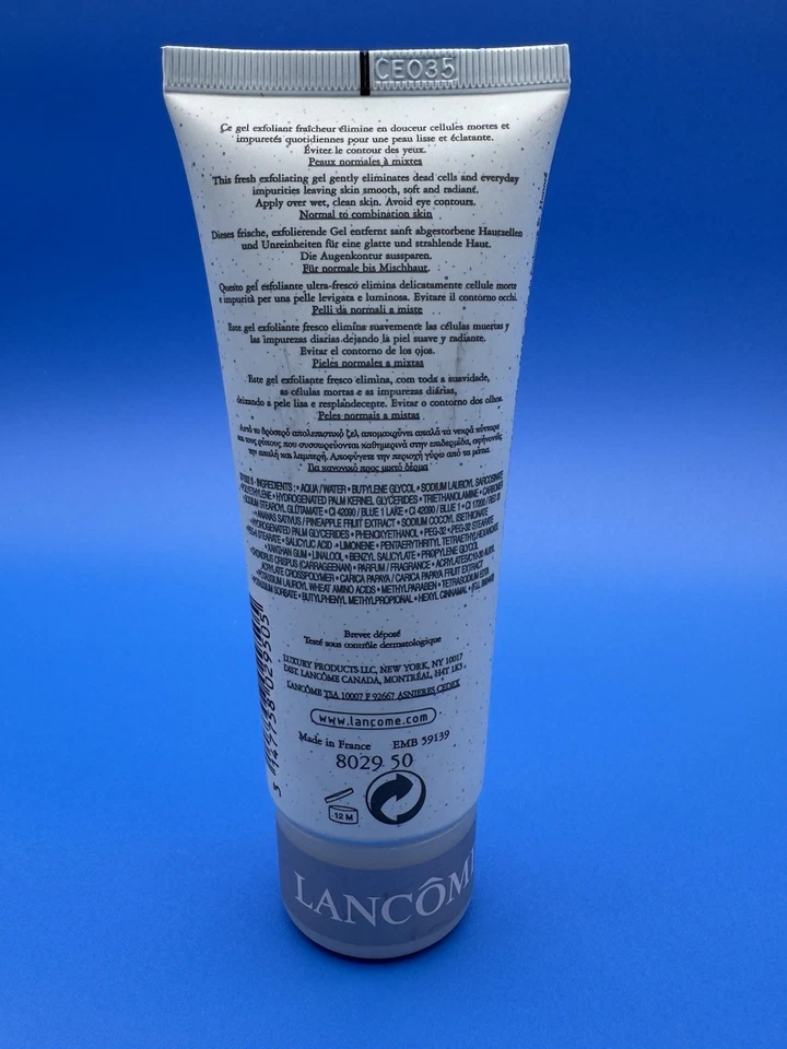 Lancome EXFOLIANCE CLARTE Exfoliating Clarifying Gel 3.38oz/100ml New Sealed - Image 4 of 4