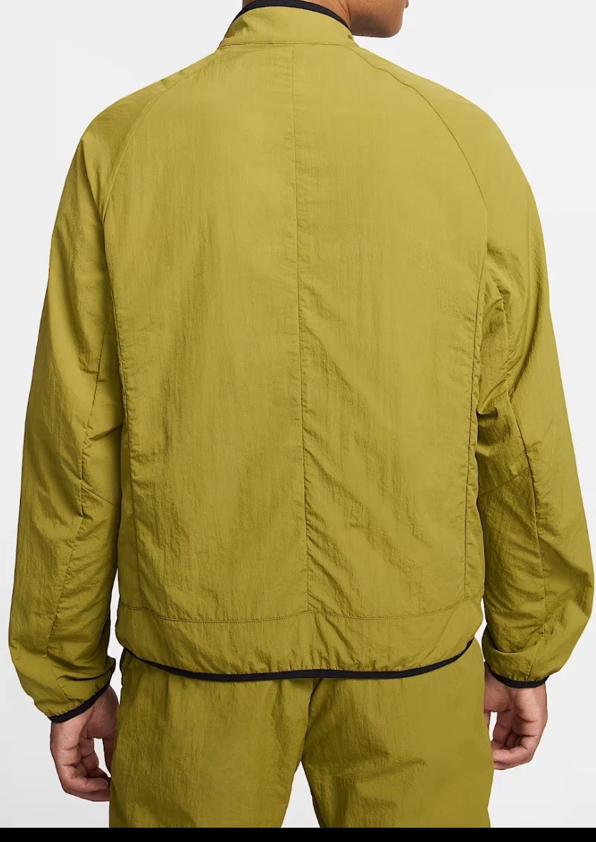 SACAI X NIKE Nuova giacca Nike Tech da uomo in tessuto Pacific Moss nero taglia Large alta FZ0750 307