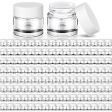 140 Pack 10ml Glass Jars with Lids Small Lip Balm Containers 10ml Sample Jars...