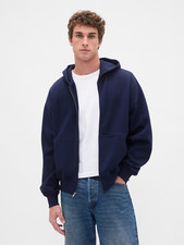 Men's Heavyweight Oversized Zip Hoodie