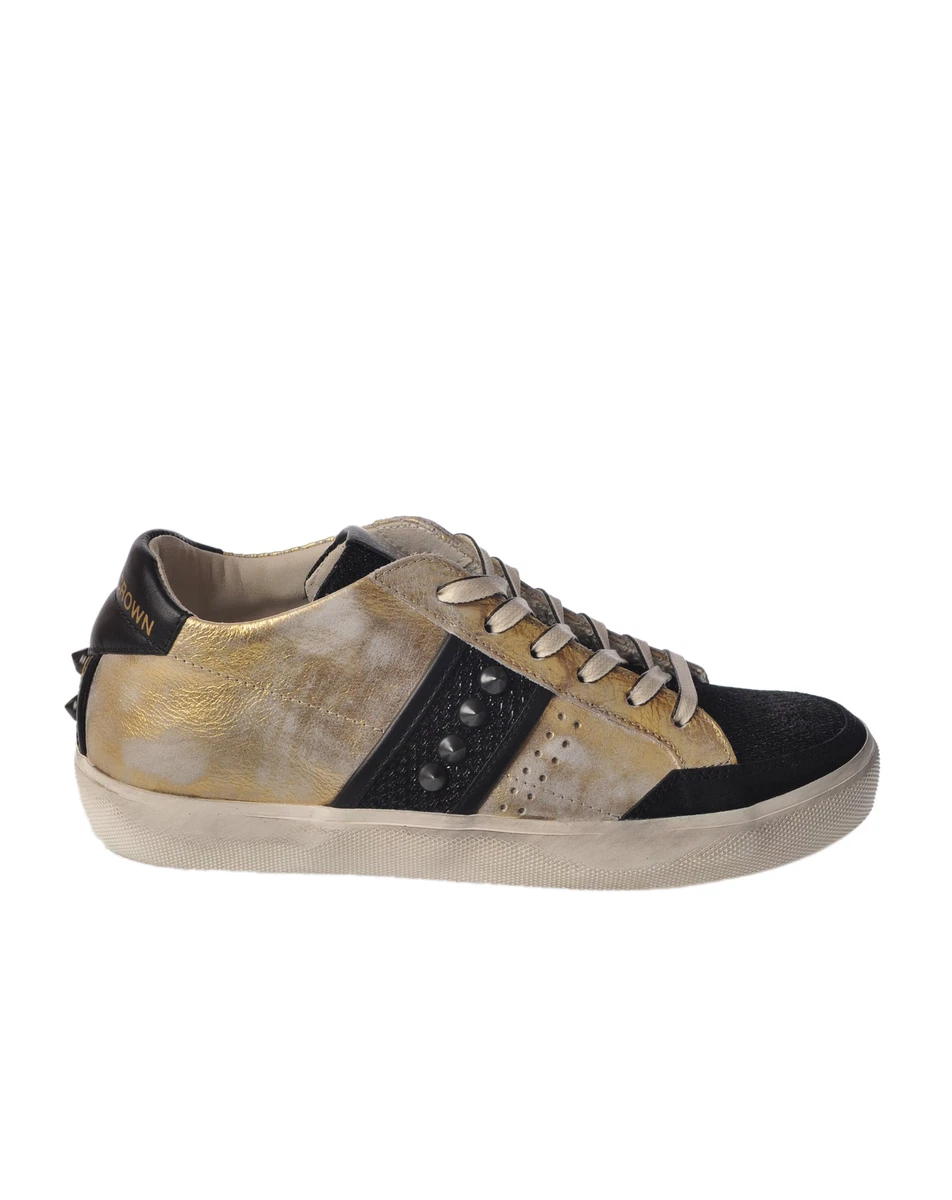 Leather Crown - Schuhe-Sneaker-niedrige - Frau - Gold - 4993431E191027