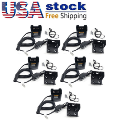 5x RLN4884 Travel Car Charger For XTS5000 XTS3000 XTS2500  PR1500 MT1500 Radio