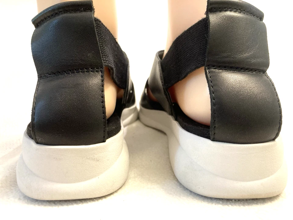 OBT Forever Whitney Black Leather Sandals Women's 8.5 M, Comfort, Open Toe, NWOB - Image 3 of 4