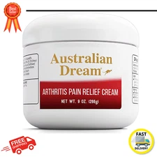 Australian Dream Arthritis Pain Relief Cream Relief for Aches & Pains, 9 oz. Jar