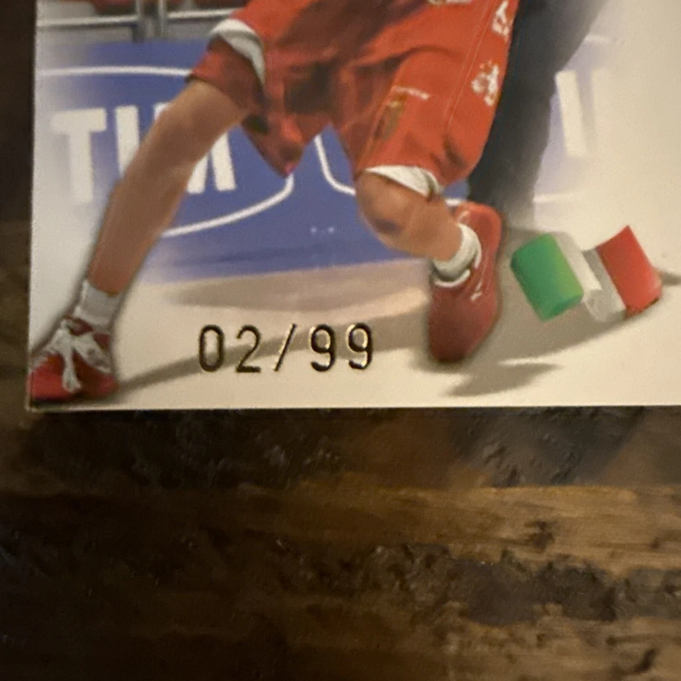 Press Pass Authentics 2008 Daniel Gallinari Gold automático 02/99 Denver Nuggets SP Foto 3 de 3