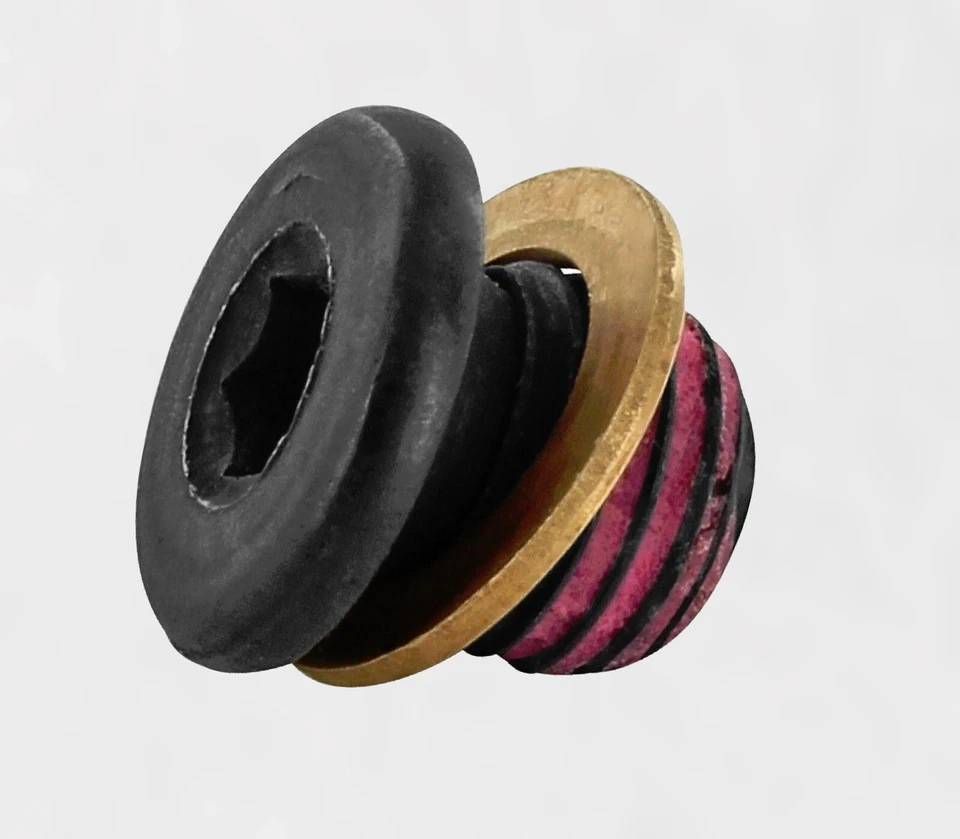 НОВЫЙ болт сливной пробки преобразователя крутящего момента с уплотнением шайбы для Mercedes 019901117 - Изображение 3 из 4