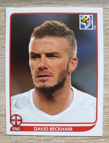 Panini WM 2010 David Beckham 190 Number England World Cup Sticker