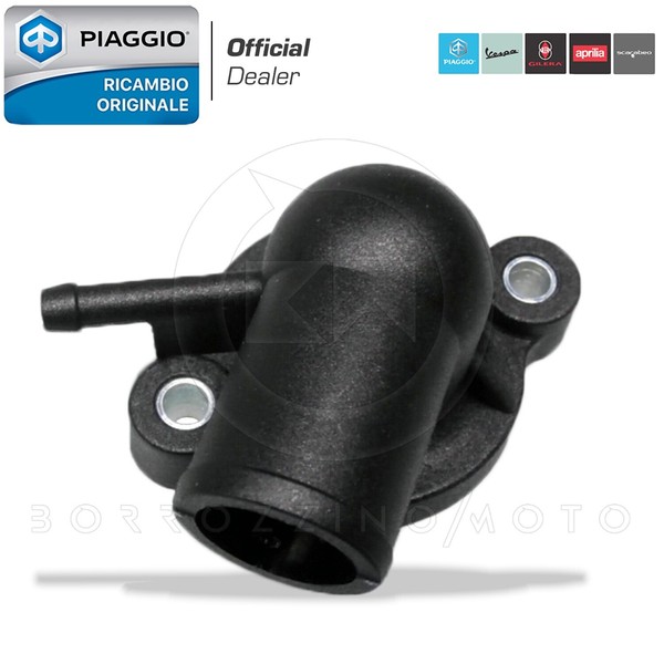 Abdeckung Thermostat Wasser Kopf Zylinder Original Aprilia Scarabeo 125 2003-image