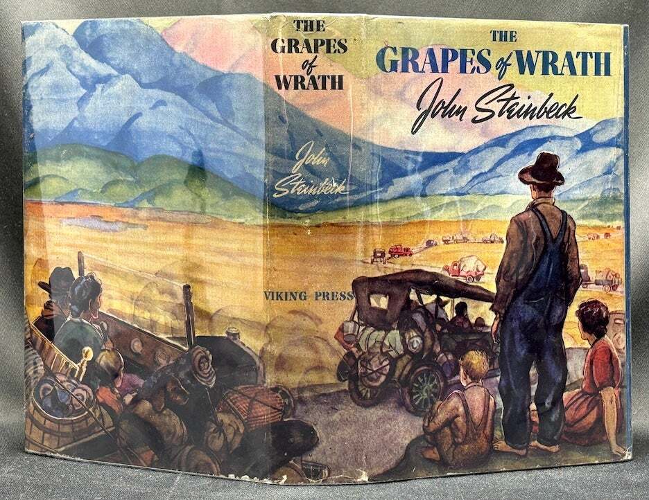 John Steinbeck / Grapes of Wrath First edition 1939 in dust jacket | eBay