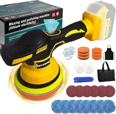 Akku Auto Puffer Polierer für Dewalt 20V Akku, 8 regelbare Autopolitur
