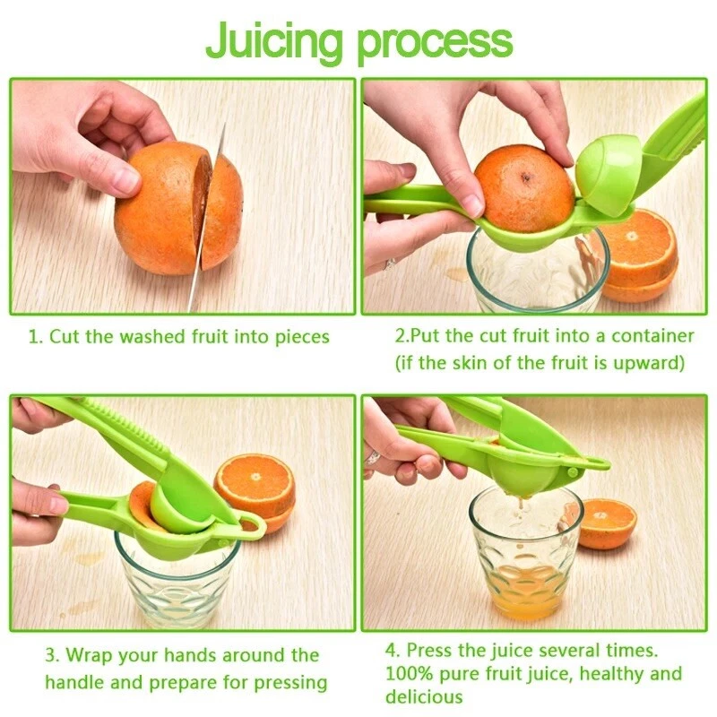 Manual Citrus Lemon Orange Lime Squeezer Juicer Hand Press Kitchen Tool - Image 3 of 3