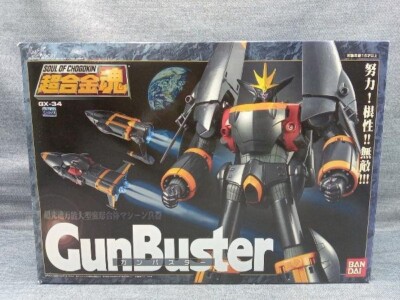 ロボット BANDAI GunBuster GX-34 Bandai Soul of Chogokin GX-34 Gunbuster Figure Robot Hideaki Anno