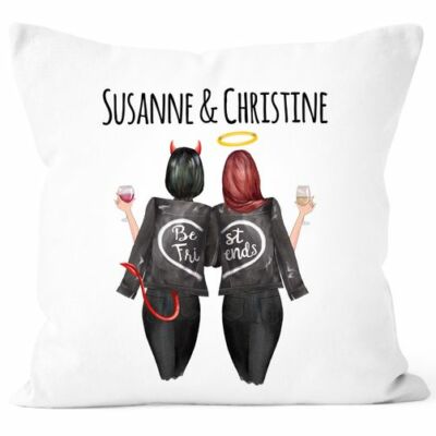 Cushion Cover Best Friend Personalised Gift With Name Friendship
