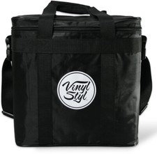 Vinyl Styl Padded Carrying Case for Records and Portable Turntables Black Us