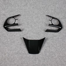 Fit For Toyota Venza 2021 2022 2023 2024 Wheel Steering Trim Panel Cover Black Fit For Toyota Venza 2021 2022 2023 2024 Wheel Steering Trim Panel Cover Black